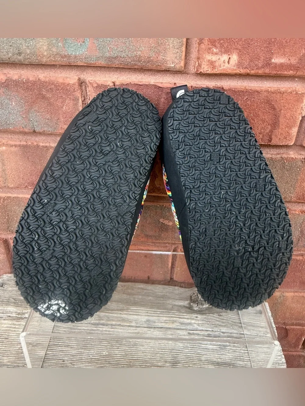 North Face Little Kids SZ 12 Thermoball Traction Mule ll Slippers Shoes Print